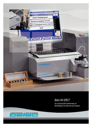 Analizadores para metal Belec IN-SPECT