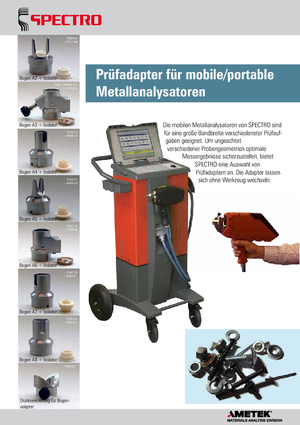 Analizadores para metal Spectro SPECTRO iSORT