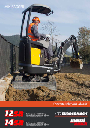 Miniexcavadoras Eurocomach 12sa