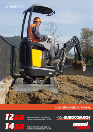 Miniexcavadoras Eurocomach 14sa