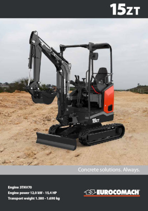 Miniexcavadoras Eurocomach 15 ZT