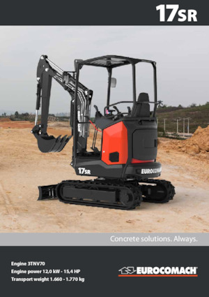 Miniexcavadoras Eurocomach 17 SR