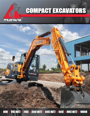 Miniexcavadoras Mustang 80M