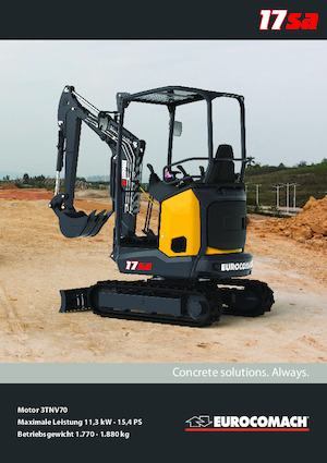 Miniexcavadoras Eurocomach 17sa
