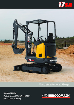 Miniexcavadoras Eurocomach 17sa