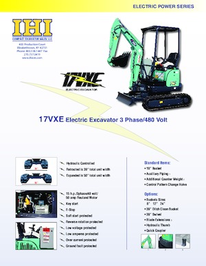 Miniexcavadoras Kato 17VX-3 Electric