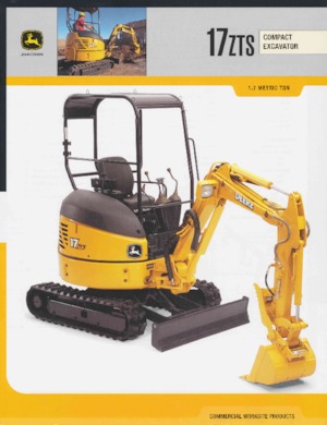 Miniexcavadoras John Deere Construction 17ZTS