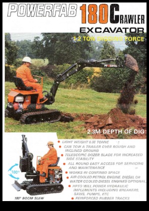 Miniexcavadoras Powerfab 180 C*