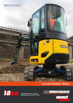 Miniexcavadoras Eurocomach 18sa