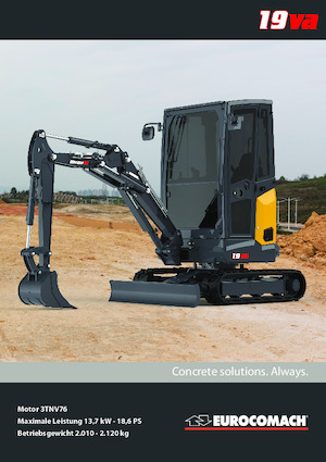 Miniexcavadoras Eurocomach 19va