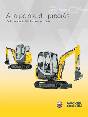 Miniexcavadoras Wacker Neuson 2404