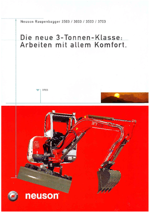 Miniexcavadoras Neuson 2503