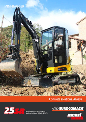 Miniexcavadoras Eurocomach 25sa