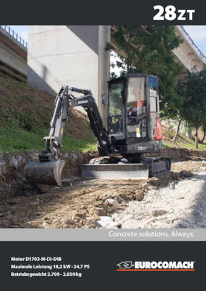 Miniexcavadoras Eurocomach 28 ZT