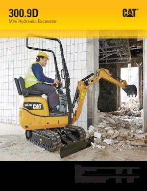 Miniexcavadoras Caterpillar 300.9D