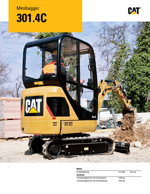 Miniexcavadoras Caterpillar 301.4C