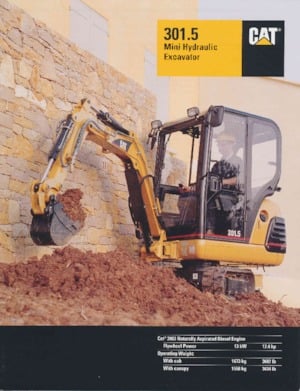 Miniexcavadoras Caterpillar 301.5