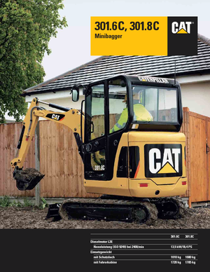 Miniexcavadoras Caterpillar 301.8C