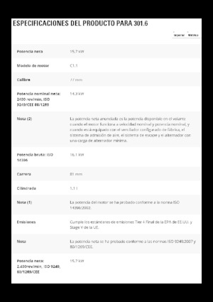 Miniexcavadoras Caterpillar 301.6