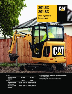 Miniexcavadoras Caterpillar 301.8C