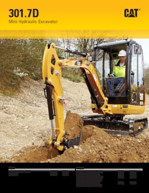 Miniexcavadoras Caterpillar 301.7D