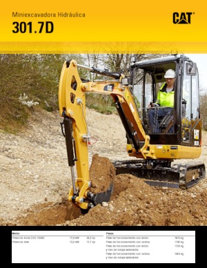Miniexcavadoras Caterpillar 301.7D