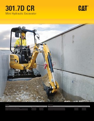 Miniexcavadoras Caterpillar 301.7D CR
