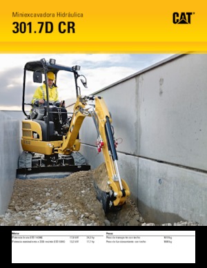 Miniexcavadoras Caterpillar 301.7D CR