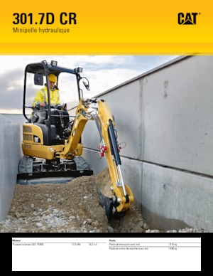Miniexcavadoras Caterpillar 301.7D CR