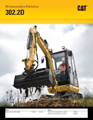 Miniexcavadoras Caterpillar 302.2D