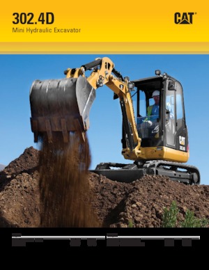 Miniexcavadoras Caterpillar 302.4D