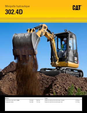 Miniexcavadoras Caterpillar 302.4D
