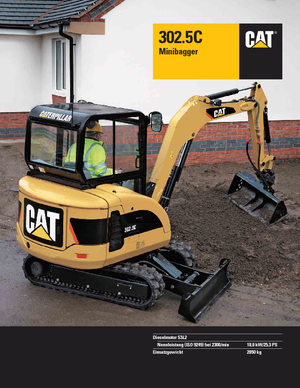 Miniexcavadoras Caterpillar 302.5C