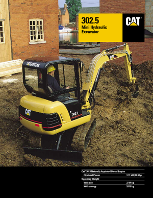 Miniexcavadoras Caterpillar 302.5