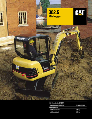 Miniexcavadoras Caterpillar 302.5