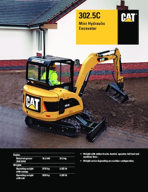 Miniexcavadoras Caterpillar 302.5C