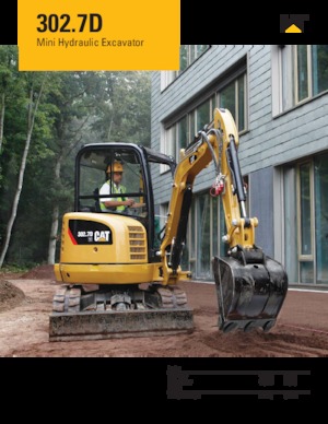 Miniexcavadoras Caterpillar 302.7D