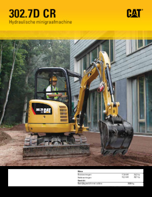 Miniexcavadoras Caterpillar 302.7D CR