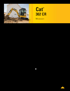 Miniexcavadoras Caterpillar 302 CR