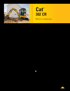 Miniexcavadoras Caterpillar 302 CR