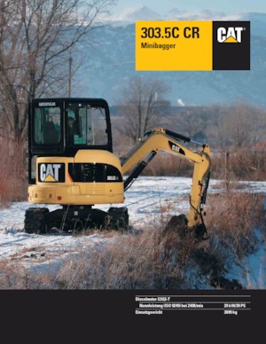 Miniexcavadoras Caterpillar 303.5C CR