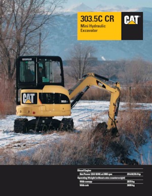 Miniexcavadoras Caterpillar 303.5C CR