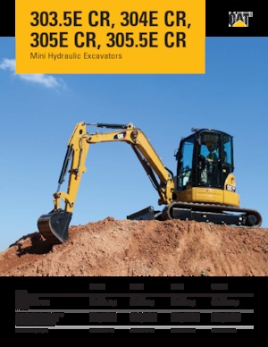 Miniexcavadoras Caterpillar 303.5E CR