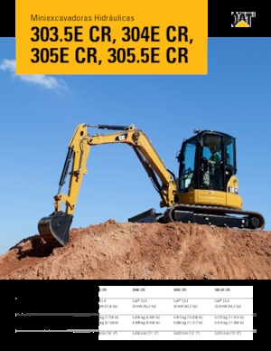 Miniexcavadoras Caterpillar 303.5E CR