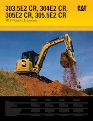 Miniexcavadoras Caterpillar 303.5E2 CR