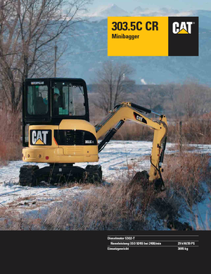 Miniexcavadoras Caterpillar 303C CR