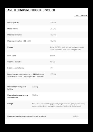 Miniexcavadoras Caterpillar 303E CR