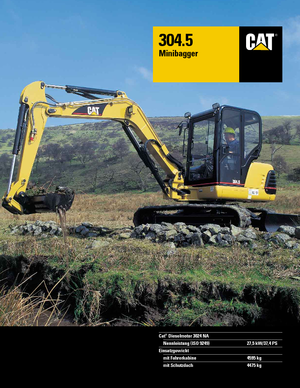 Miniexcavadoras Caterpillar 304.5