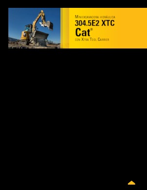 Miniexcavadoras Caterpillar 304.5E2 XTC