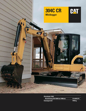 Miniexcavadoras Caterpillar 304C CR